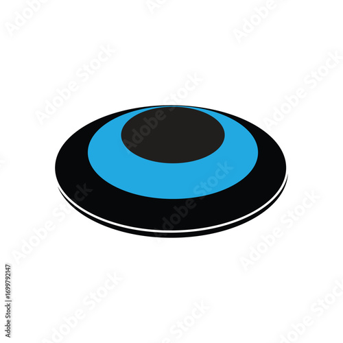 frisbee  logo icon illustration flat