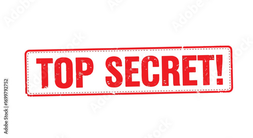 Confidential stamp graphic with distressed texture denoting highly restricted information