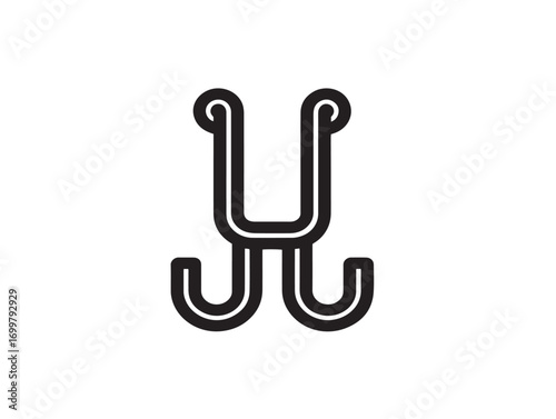 Medical clamps icon professional healthcare device elegant vector design