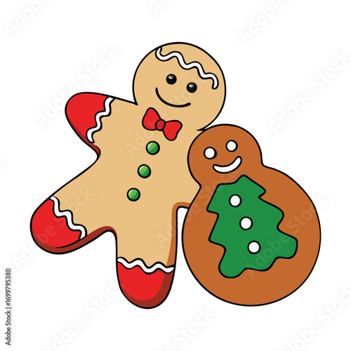Sweet and festive Christmas cookies decorated with icing and sprinkles, bringing holiday cheer, warmth, and joy to every celebration and family gathering.
