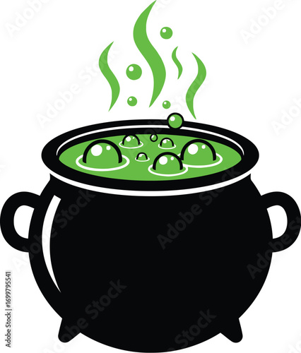 Brew up some spooky fun with this Halloween cauldron design