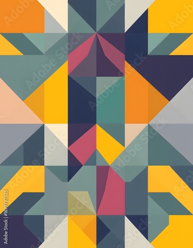 Colorful Geometric Pattern Background – Abstract Shapes and Modern Designs