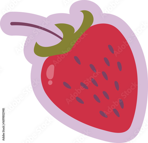 Strawberry Sticker