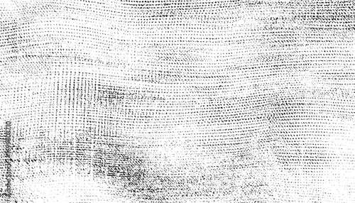 Monochrome grunge fabric texture background shows detailed woven pattern, rough surface, and subtle shading for textile, design, or abstract art projects.