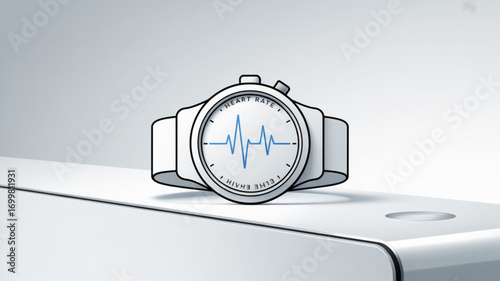 Heart rate monitor smartwatch fitness tracker wearable technology health and wellness lifestyle gadget device