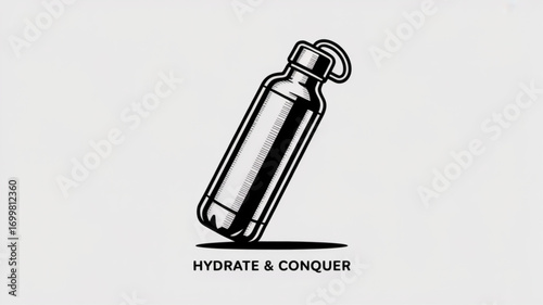 Reusable water bottle stainless steel insulated flask for sports gym and outdoor activities stay hydrated always