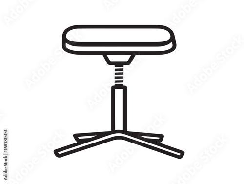 Clean stool collector icon in professional medical vector