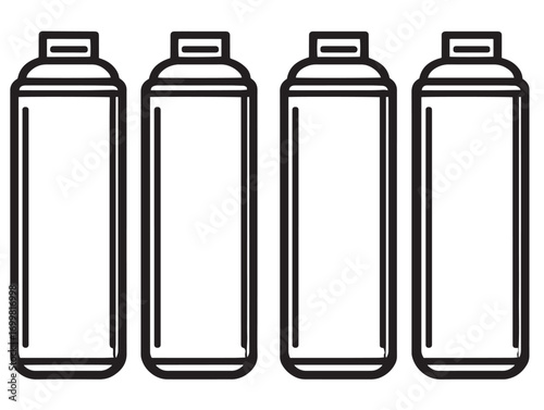 Sterile suction canister icon in clean medical vector