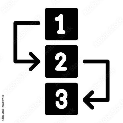 step-by-step icon