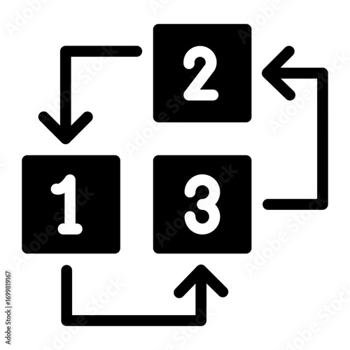 step-by-step icon