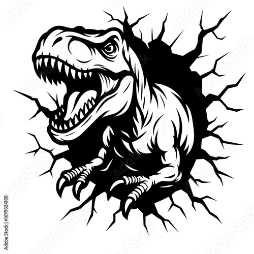 T-Rex Dinosaur SVG