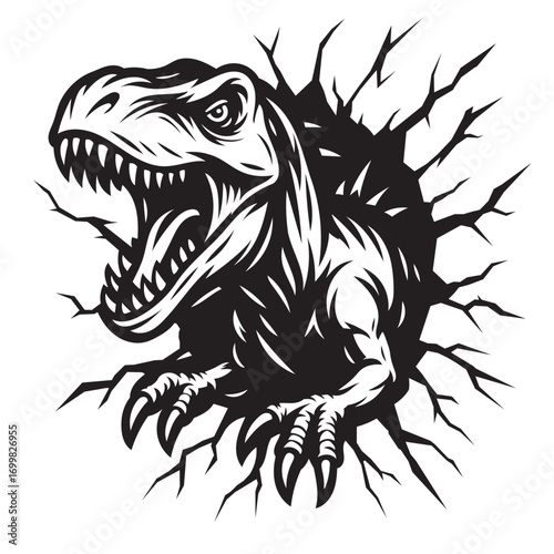 Allosaurus Dinosaur SVG