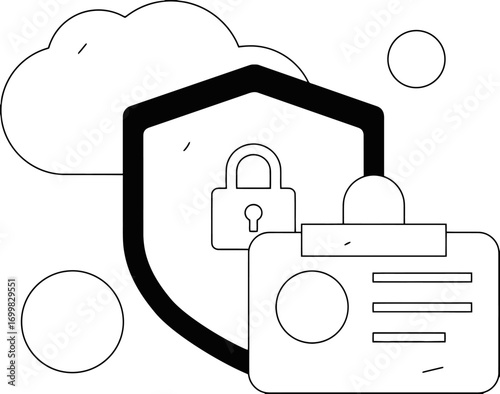 Secure digital identity protection with cloud data encryption and verified access badges for modern cybersecurity solutions