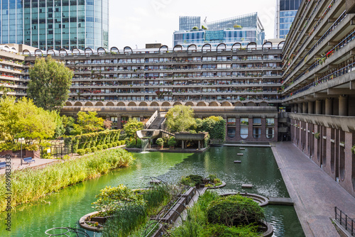 Barbican Estate Water Garden in London, UK - Brutalist Architecture and Urban Oasis