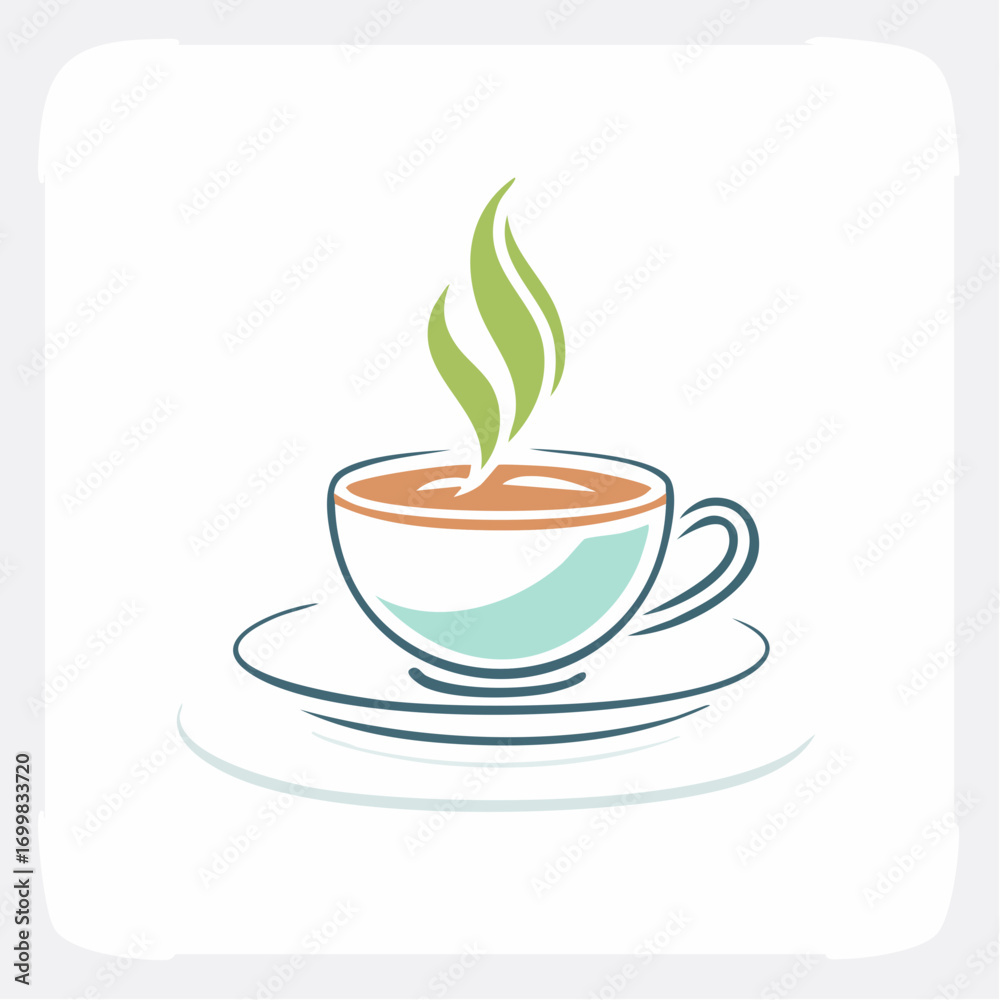 Obraz premium Cup & Saucer Mark