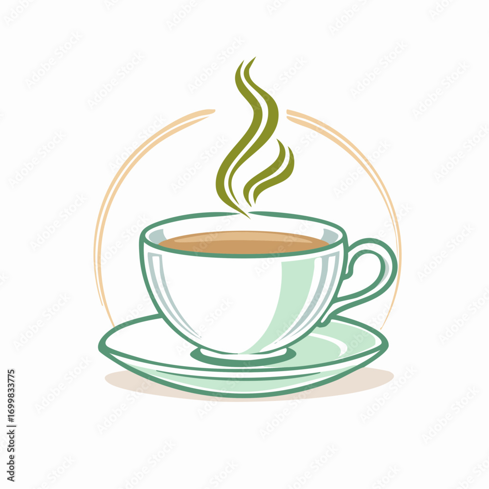 Obraz premium Cup & Saucer Mark