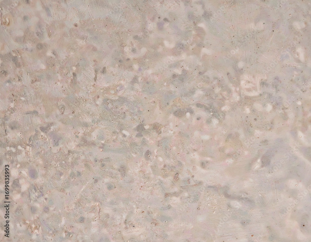 Obraz premium 淡いベージュとグレーのチップが混ざったテラゾー風の抽象背景