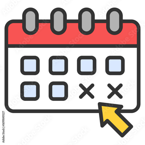Day Off Icon Element For Design