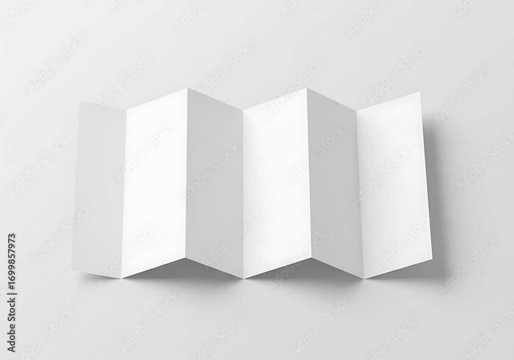 Naklejka premium Z-Fold Minimalism