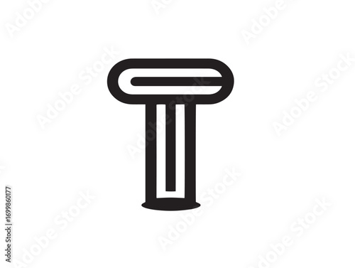 Professional medical tourniquet icon in vector art