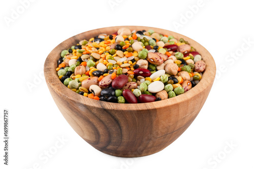 Different types of legumes ...