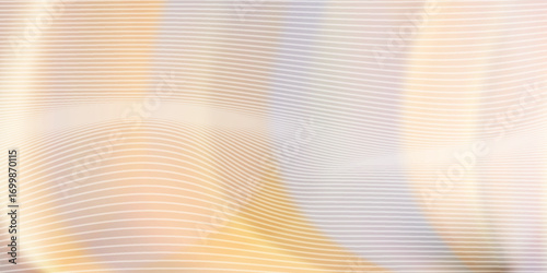 Vector Abstract wavy lines flowing smooth curve gold white gradient color in concept of luxury, technology, modern.Eps 10