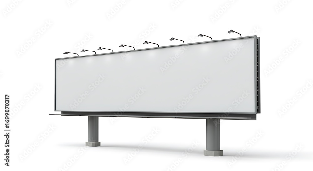 Obraz premium Illuminated Billboard Mockup
