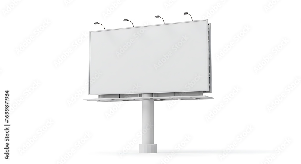 Obraz premium Blank Billboard: Awaiting its Message