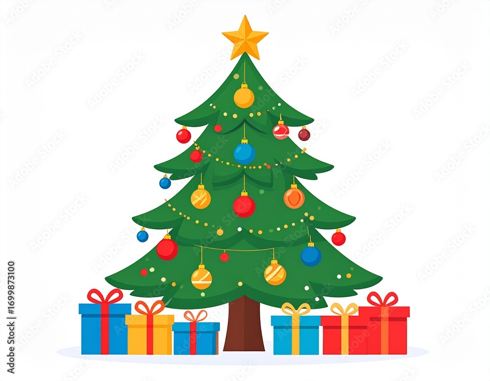 Obraz premium presents under the christmas tree