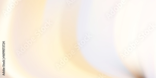 Abstract vector wavy lines flowing smooth curve gold white gradient color in concept of luxury, technology,