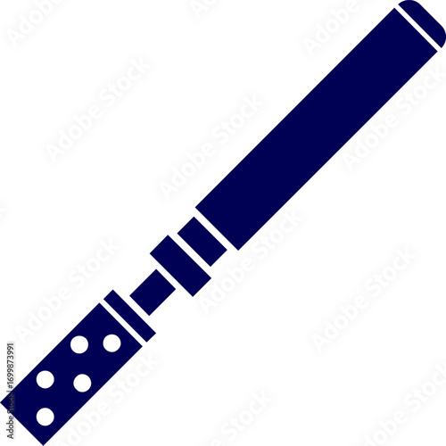 Vector of a mini electronic hookah or an e-hookah. Electronic Cigarette Vector Icon