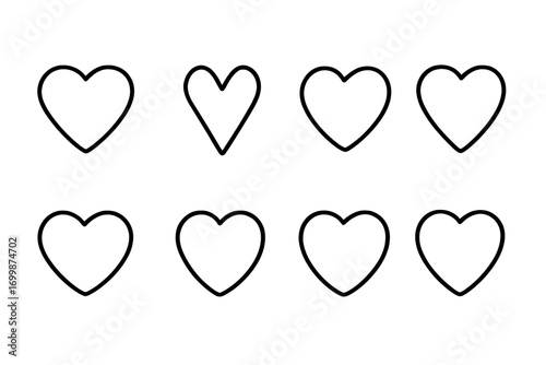 Glowing neon heart pattern on dark background for romantic designs