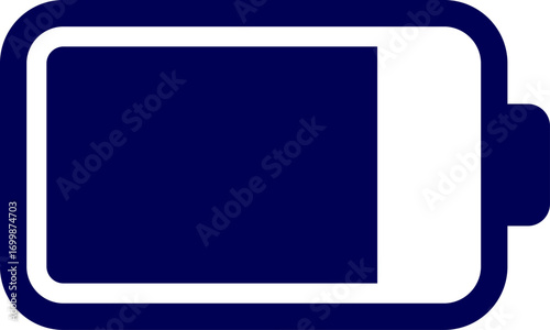 Battery Charging icon. Battery icon. Battery charge level. Battery GSM icon. Smartphone battery level indicator icon on white background. Concept power energy. Battery AA