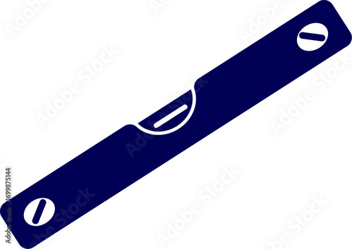 Spirit level silhouette vector. Silhouette of a Spirit Level Tool for Accurate Measurements and Alignment. Mini Spirit Level Silhouette Vector Illustration