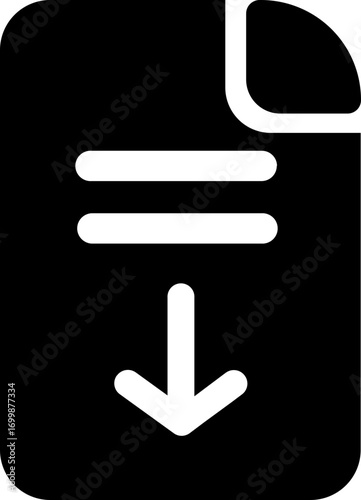 download file icon vector illustration clip art mobile app website icon