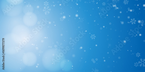 Abstract snow overlay with frozen particles on transparent blue background for editing, Vector, PNG illustration