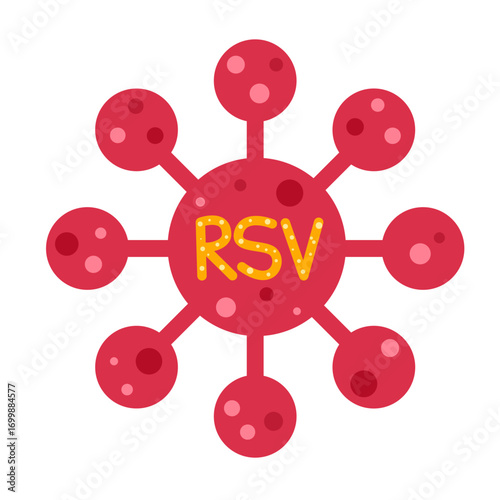 RSV infection concept. vector illustration