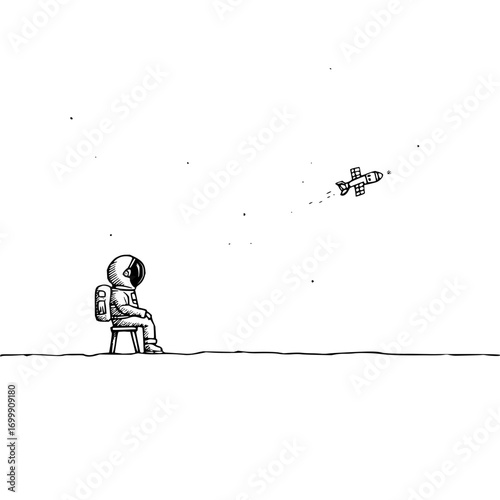 Astronaut space rocket stars exploration cosmos universe galaxy spaceman adventure journey discovery mission is 100