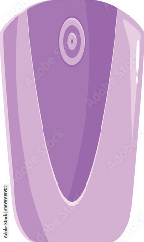 Cartoon style air freshener dispensing a pleasant fragrance, ideal for bathroom or home environments