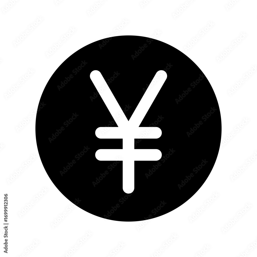Fototapeta premium Yen Icon