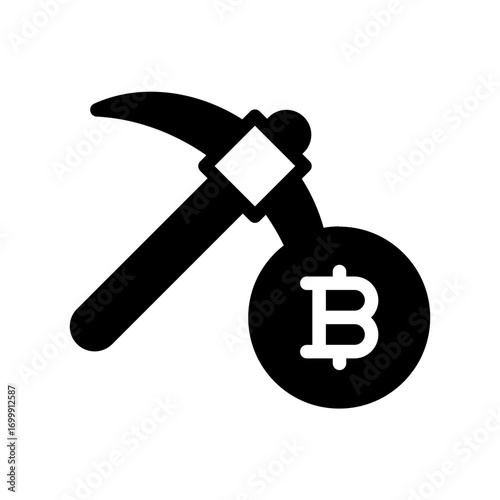 Bitcoin Mining Icon