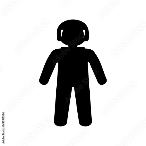 man listening to music