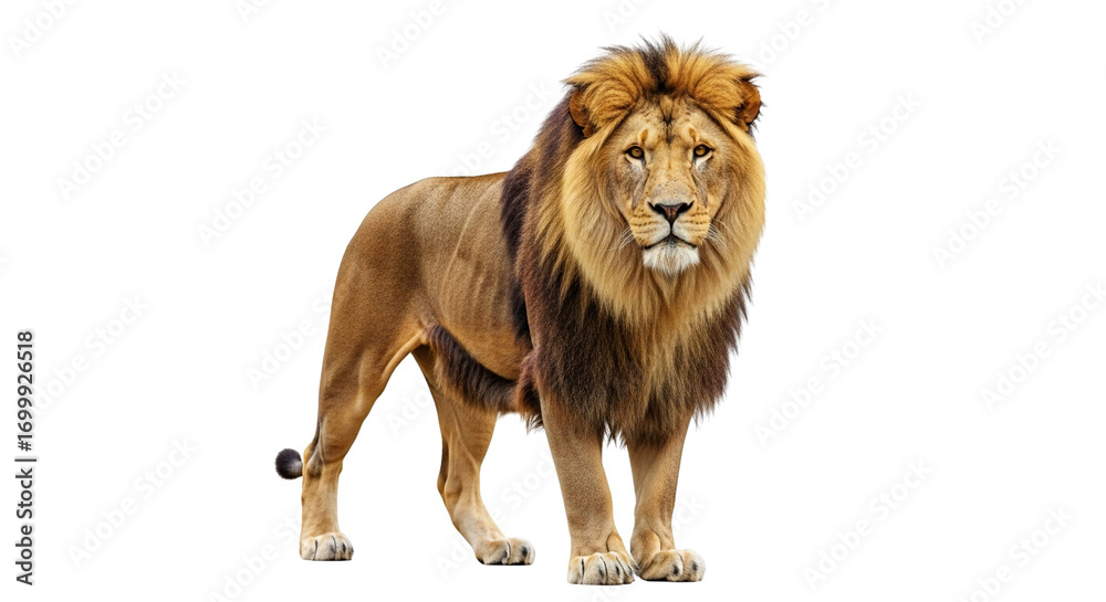 Obraz premium Lion isolated on transparent background