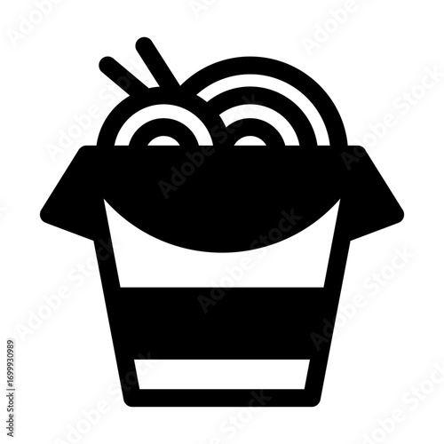 Noodles in Box Icon