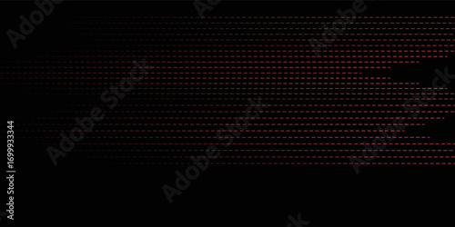 Red lines strokes with black backgroud. Simple red lines. Digital concept trendy.