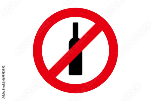 no alcohol sign icon vector design