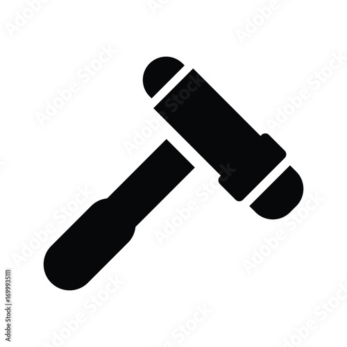  reflex hammer glyph icon illustration vector graphic.eps