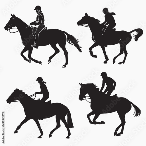 set of horses