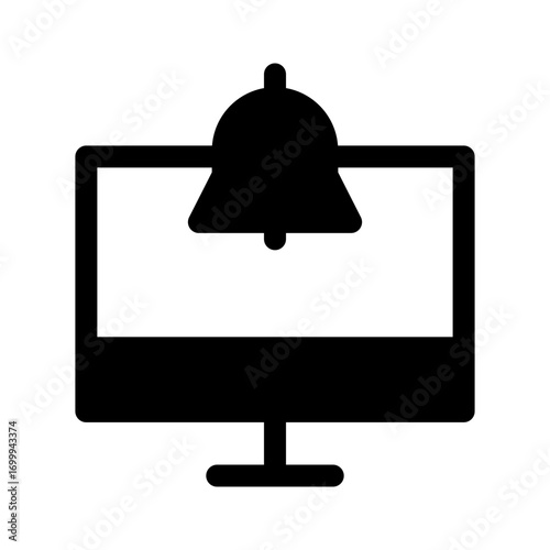 Monitor Bell Icon
