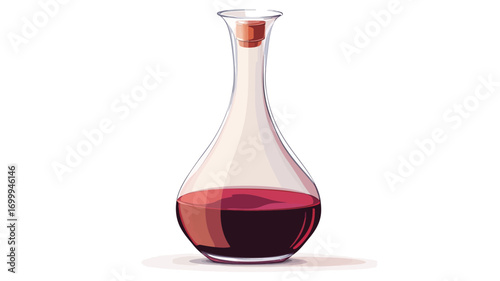 Red Wine Decanter with Cork Stopper